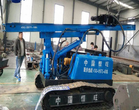 Solar Power Station Crawler Type 4m Hydraulic Press Pile Driver- buying leads