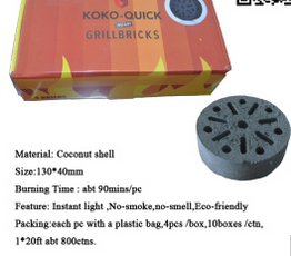 Honeycomb Coconut Shell Instant Light BBQ Charcoal Briquette buying leads