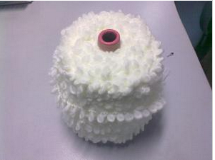 Loop Yarn of Acrylic / Polyamide 92/8 (raw white)- buying leads