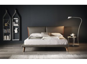Nordic Simple Leather Fabric Bed Home Furniture- buying leads