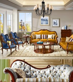 Classic Leather Sofa and Table for Living Room Furniture- buying leads