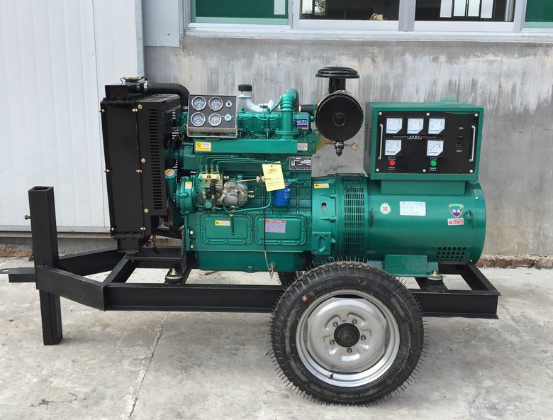 MUTE 50 kw diesel generator set mute rain - proof mobile fully automatic configuration of optional quality guarantee